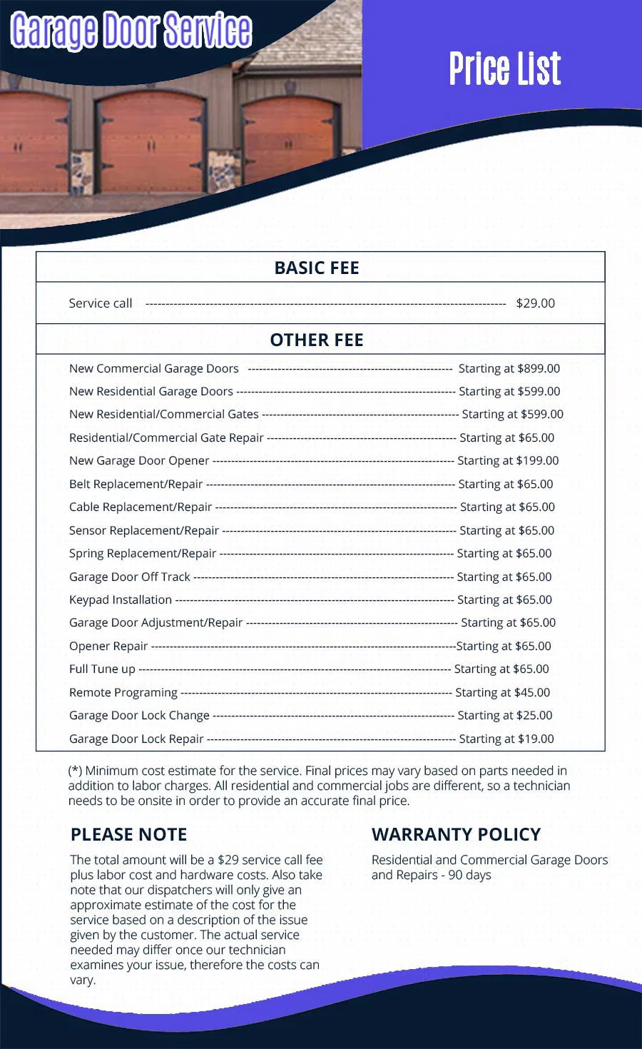 Neighborhood Garage Door Service Pembroke Pines, FL 954-357-0966